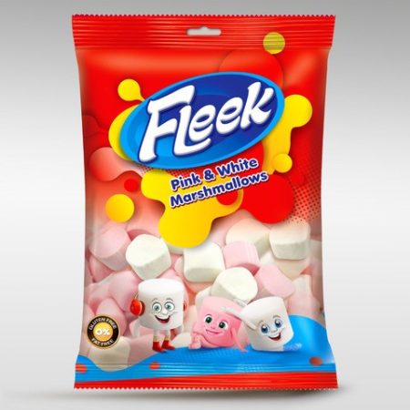 PINK & WHITE MARSHMALLOWS MINI 150G